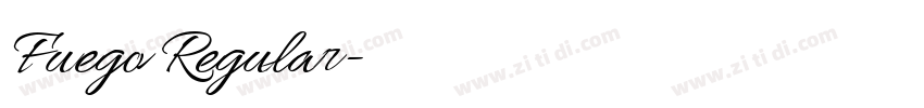 Fuego Regular字体转换 Fuego Regular字体转换